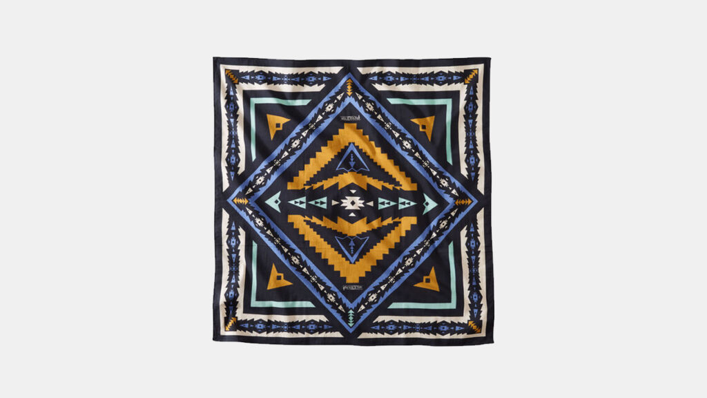southwestern motif edc handkerchief from pendleton