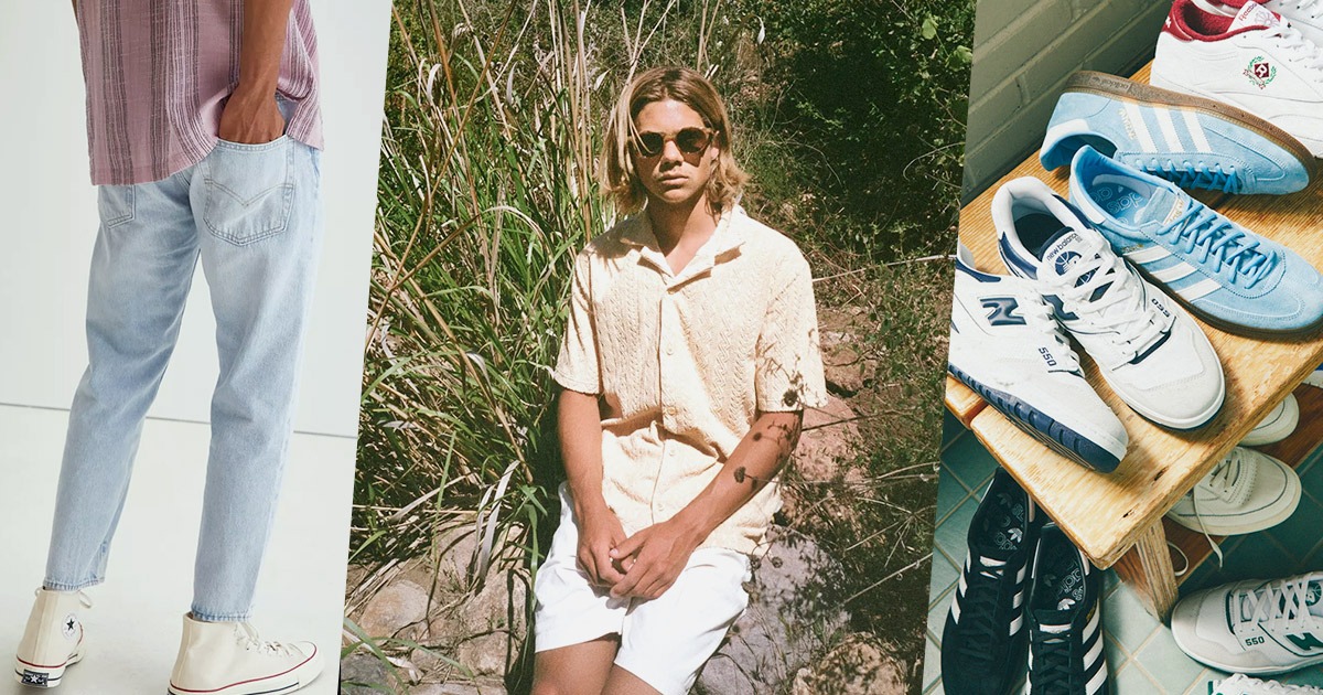 3 split images of clothing similar to urban outfitters