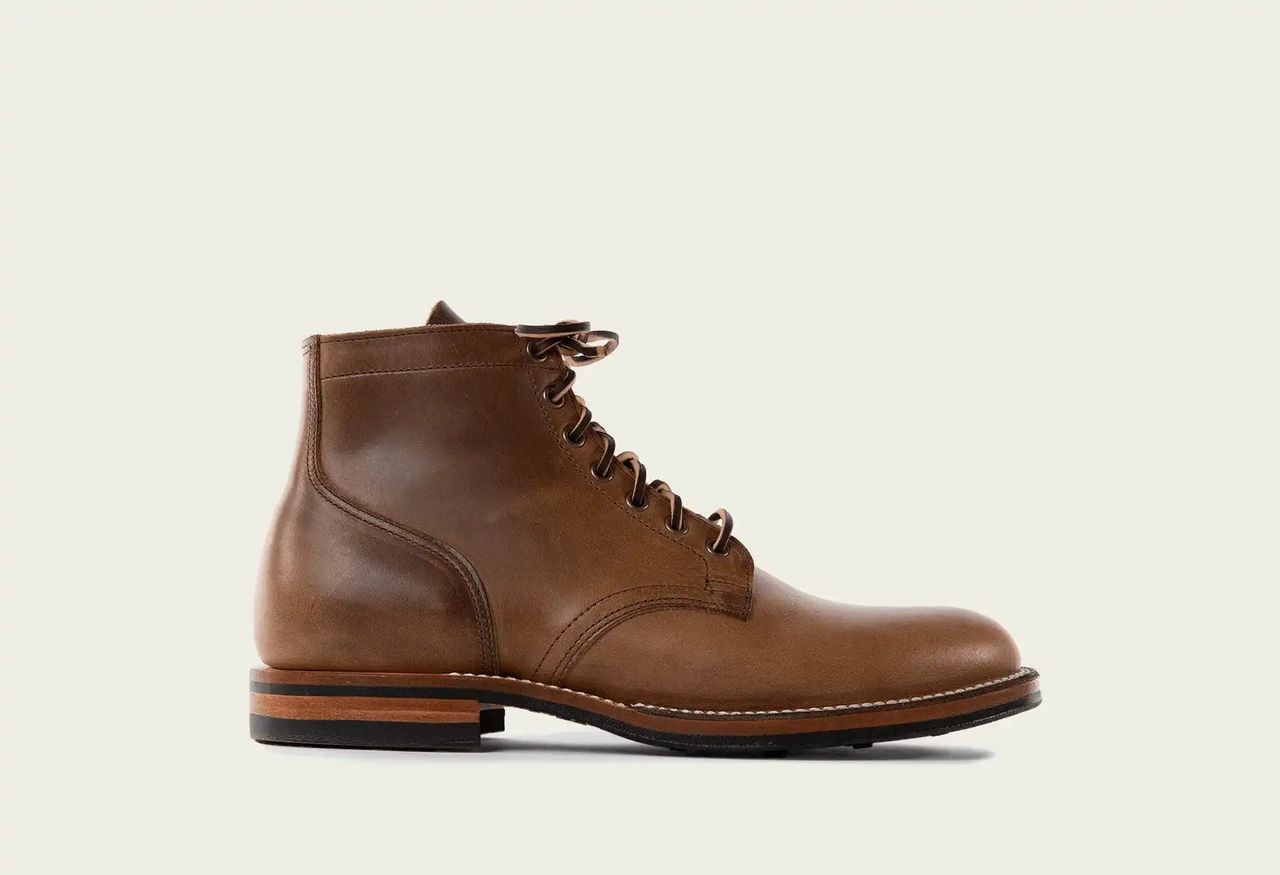 Viberg Service Boots in Natural Chromexcel