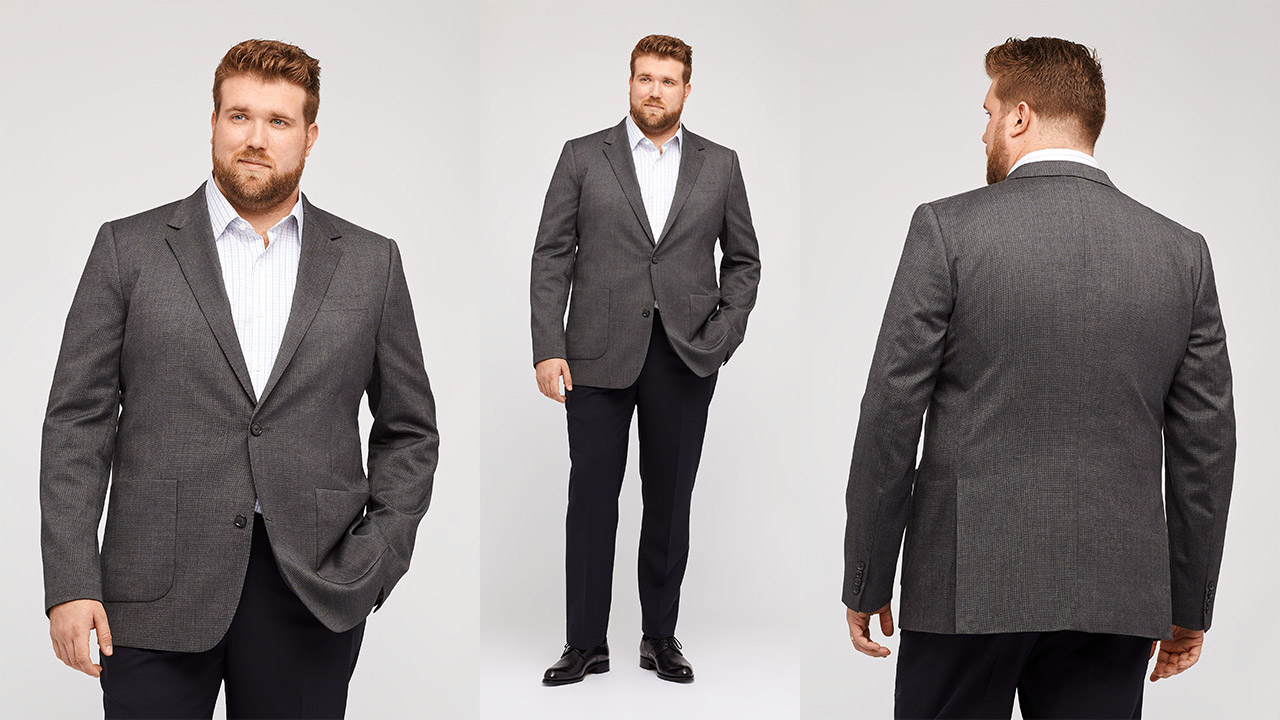 big guys: how structured clothing gives you shape