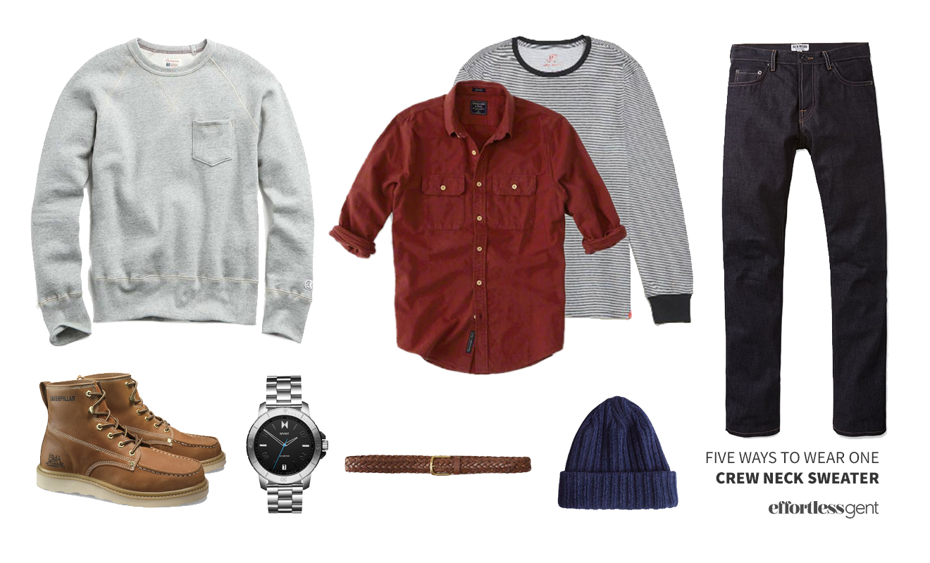 Five Ways to Wear One: Crewneck Sweatshirt
